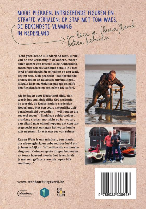Reizen Waes Nederland achterkant