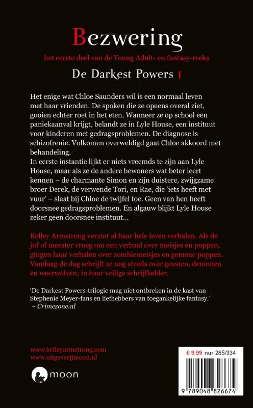 Bezwering / De Darkest Powers / 1 achterkant