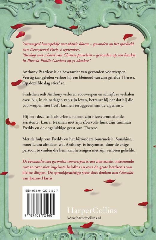 De bewaarder van gevonden voorwerpen achterkant