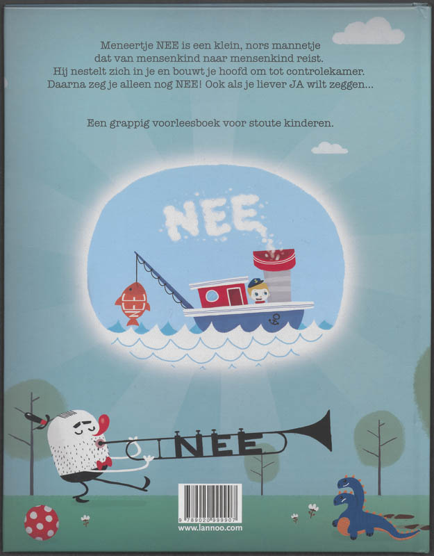 Meneertje Nee achterkant