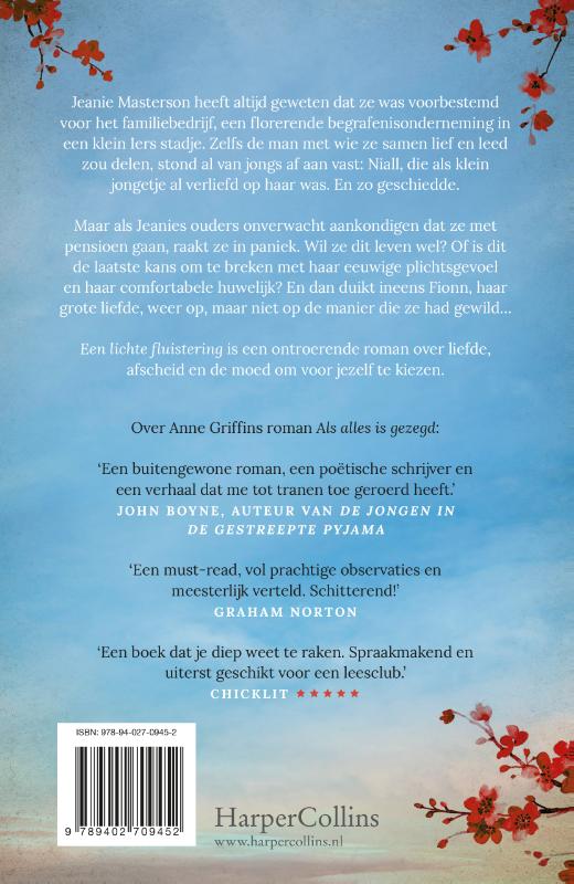 Een lichte fluistering achterkant