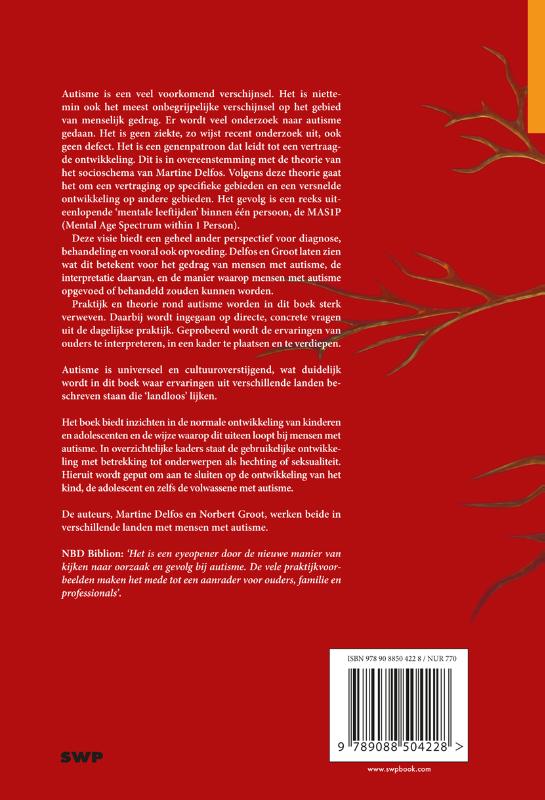 Autisme vanuit een ontwikkelingsperspectief / PICOWO reeks achterkant