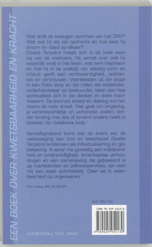 Meer Dan Geld Verdienen achterkant