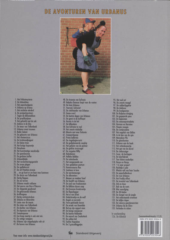 Urbanus 29 -   De slavin van Tollembeek achterkant