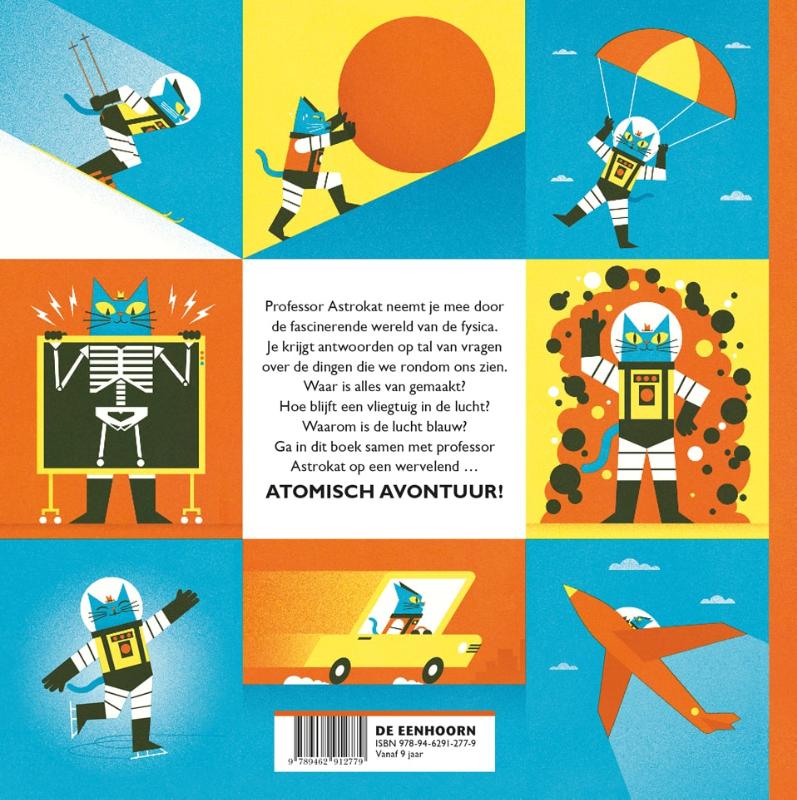 Professor Astrokat, het atomisch avontuur achterkant