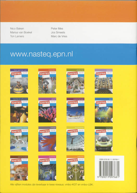 Nasteq / Vmbo-KGT module 15 achterkant