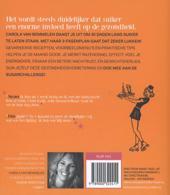 100% suikervrij in 30 dagen / 100% suikervrij achterkant