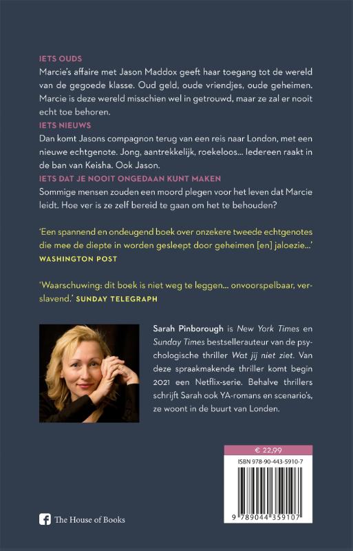 Over haar lijk achterkant