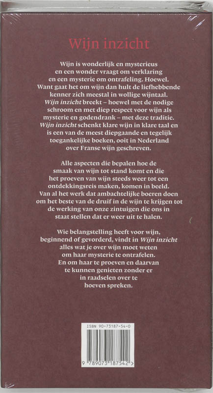 Wijn inzicht achterkant