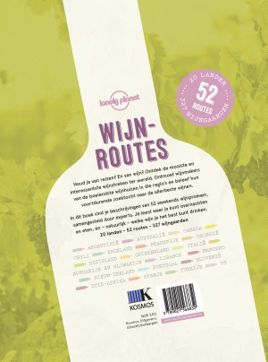 Wijnroutes / Lonely planet achterkant