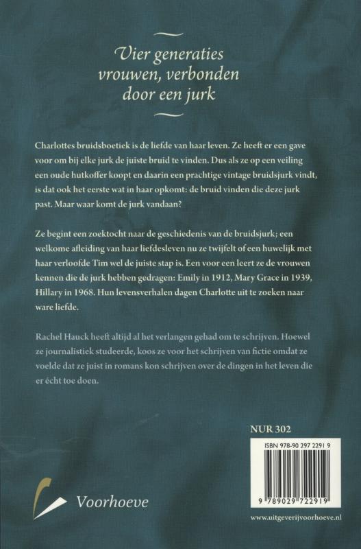 De bruidsjurk achterkant