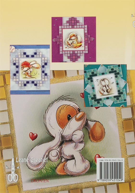 Mozaiek-Frames Op Kaarten achterkant