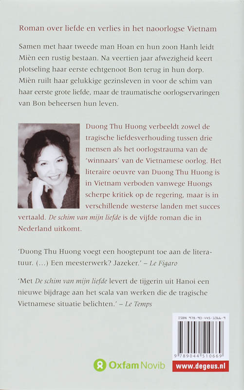 De schim van mijn liefde achterkant