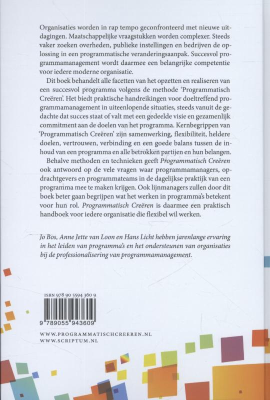 Programmatisch creeren achterkant