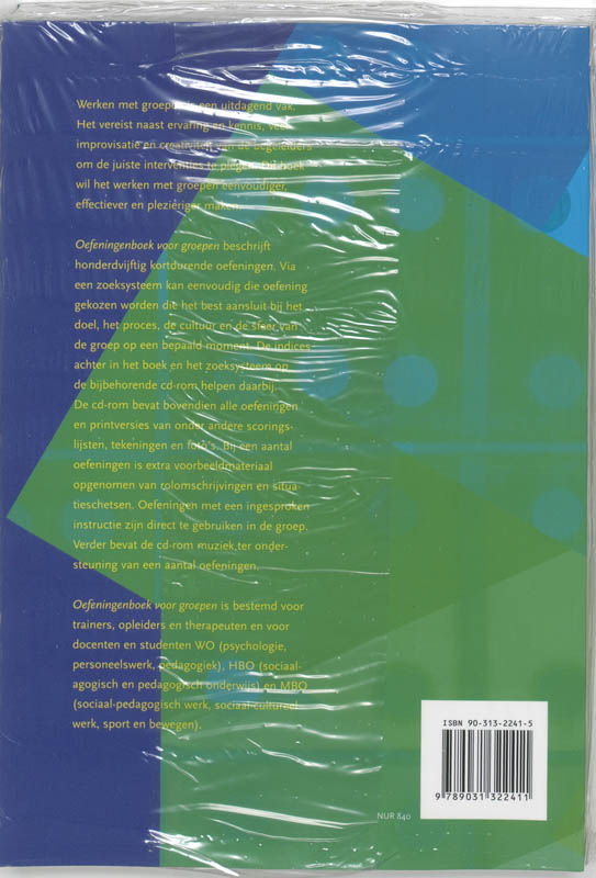 Oefeningenboek voor groepen achterkant