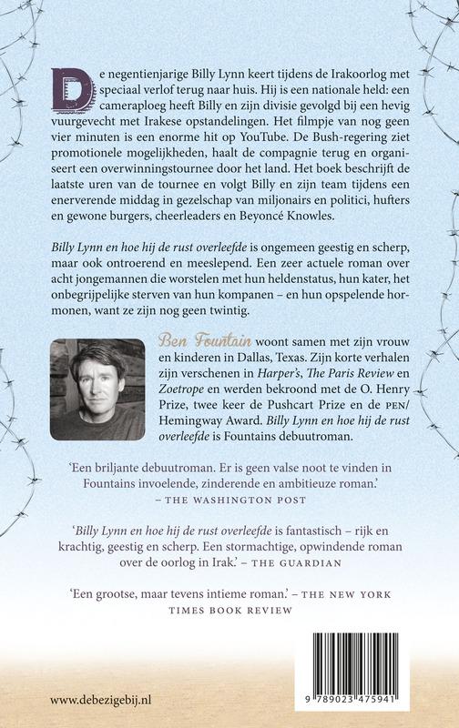 Billy Lynn En Hoe Hij De Rust Overleefde achterkant