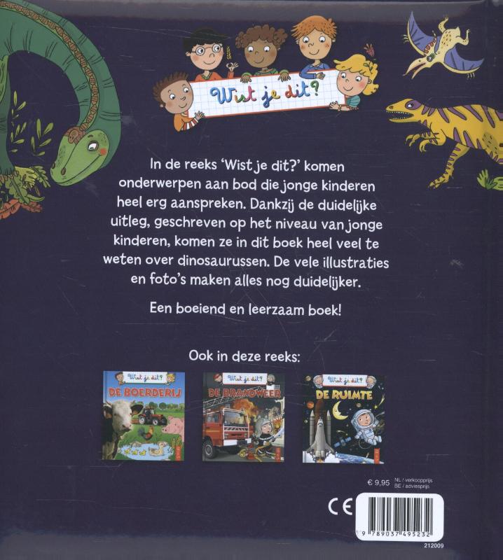 Dinosaurussen / Wist je dit? / 1 achterkant