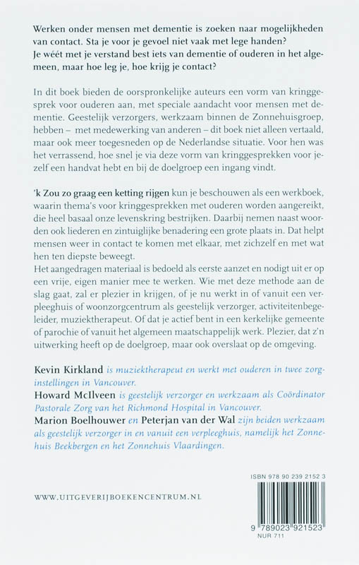 'k Zou zo graag een ketting rijgen achterkant