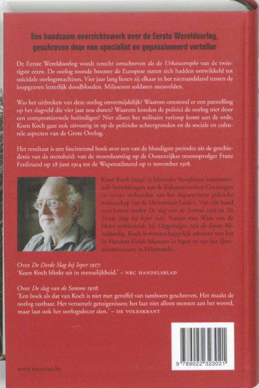 Een Kleine Geschiedenis Van De Grote Oorlog 1914- 1918 achterkant