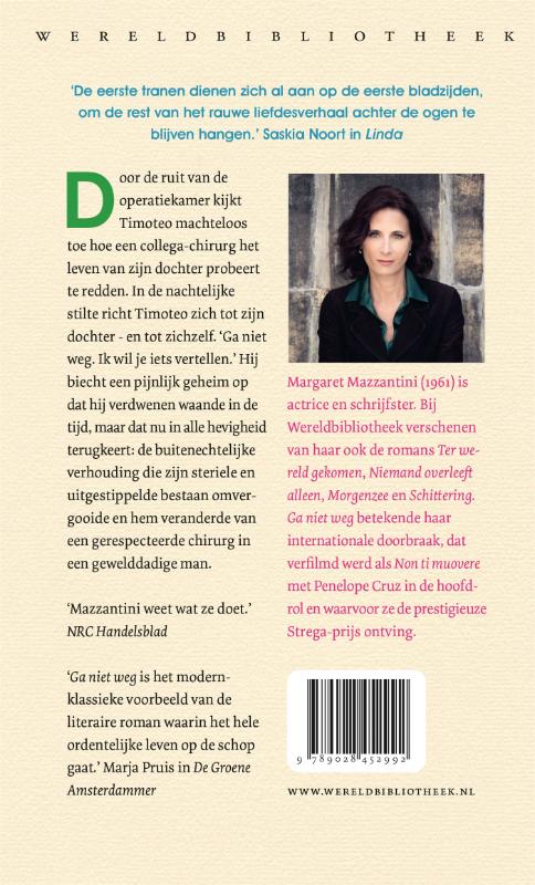 Ga niet weg / Wereldbibliotheekklassiekers / 9 achterkant