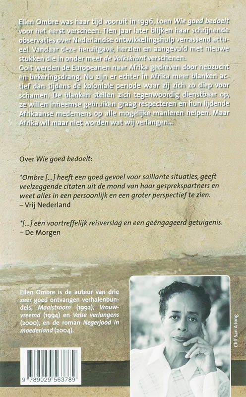 Wie goed bedoelt achterkant