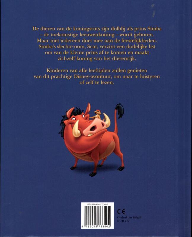 The Lion King achterkant