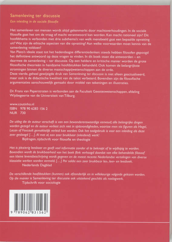 Samenleving ter discussie achterkant