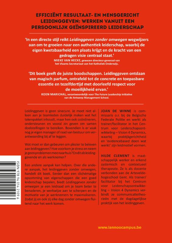 Leidinggeven zonder omwegen achterkant