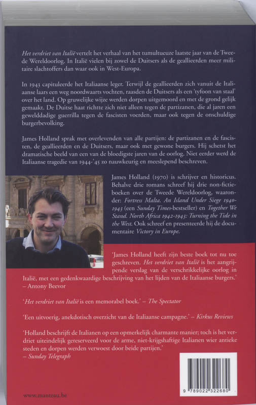 Het verdriet van italië achterkant