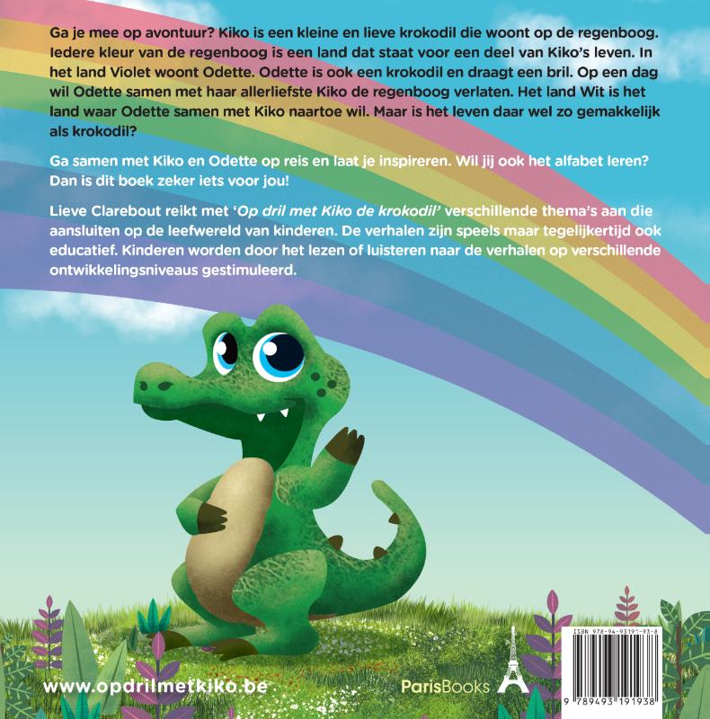 Op dril met Kiko de krokodil 1 -   Op dril met Kiko de krokodil achterkant