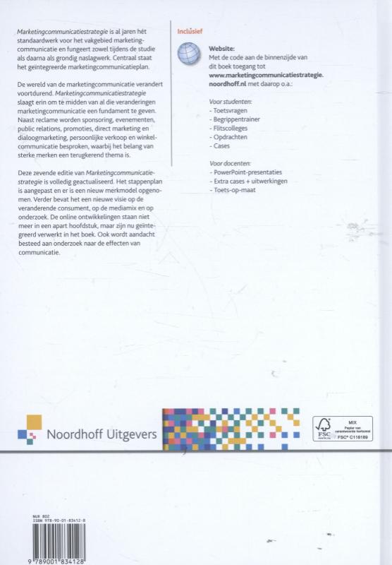 Marketingcommunicatiestrategie achterkant