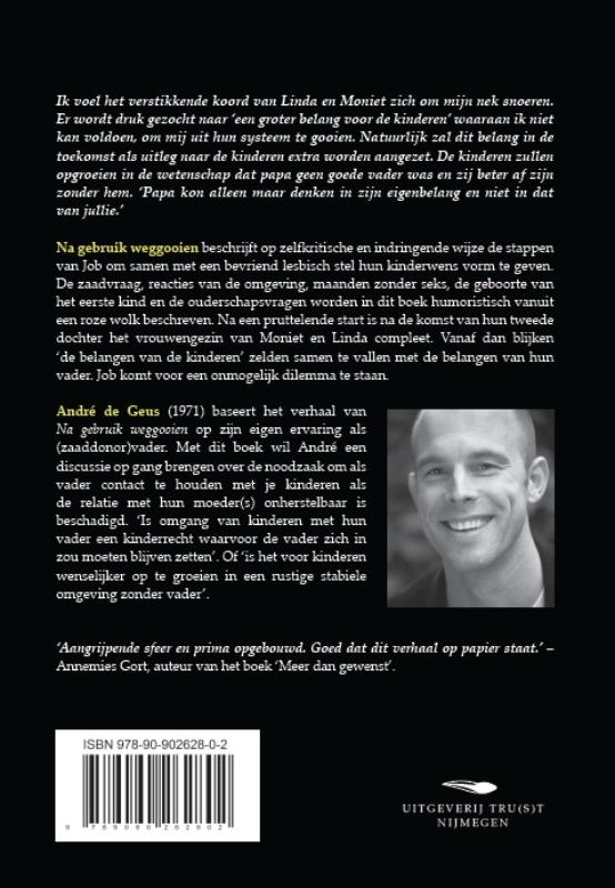 Na gebruik weggooien achterkant