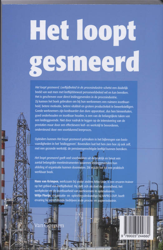 Het loopt gesmeerd achterkant