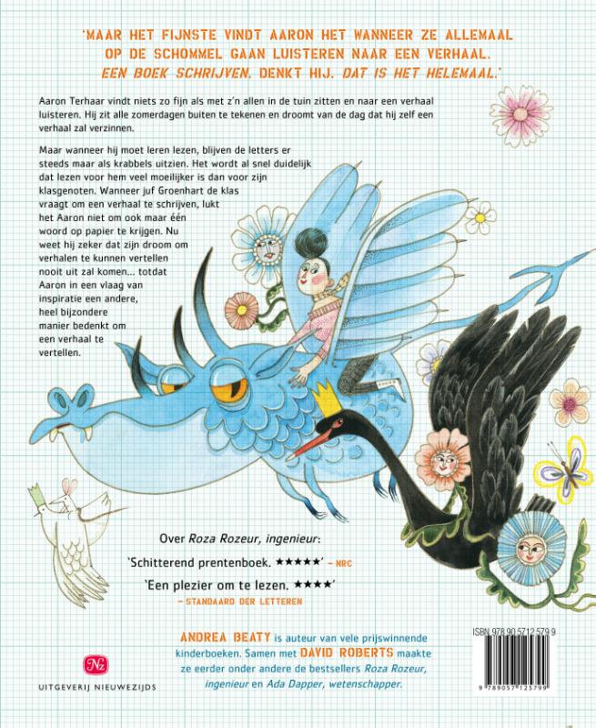 Aaron Terhaar, tekenaar achterkant