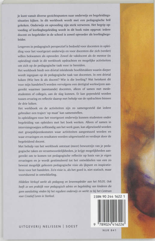 Lesgeven in pedagogisch perspectief / PM-reeks achterkant