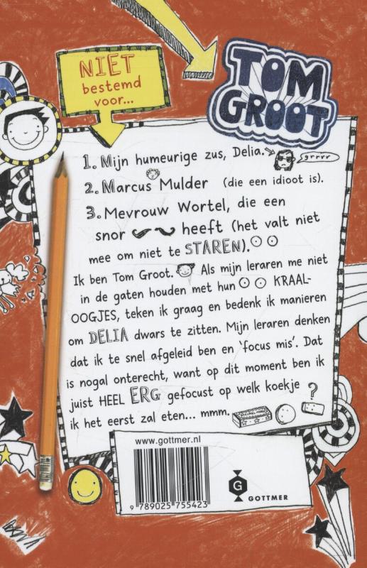 De waanzinnige wereld van Tom Groot / Tom Groot / 1 achterkant