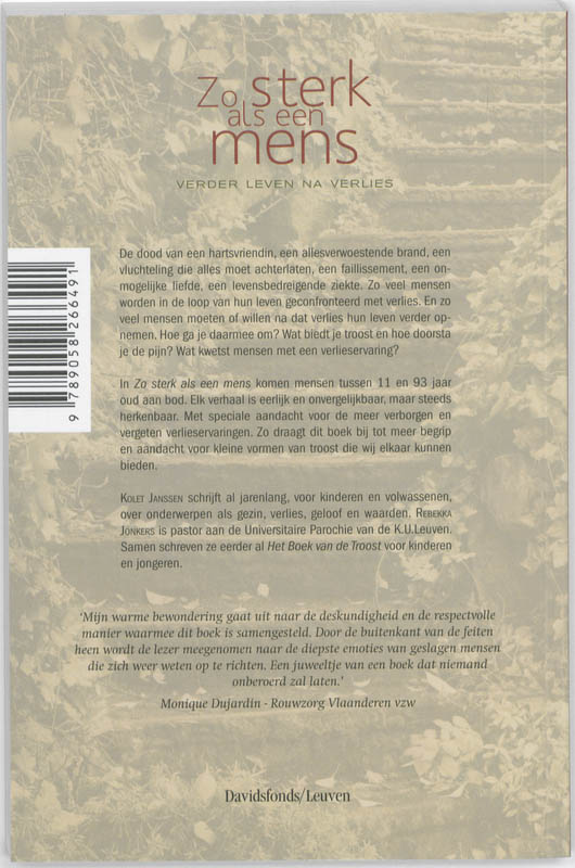 Zo sterk als een mens achterkant