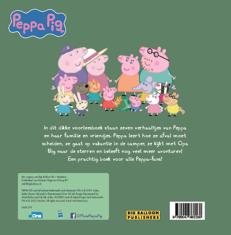 Peppa's voorleesboek / Peppa Pig achterkant