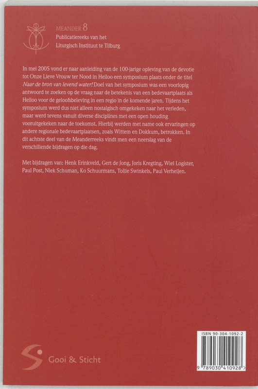 Op bedevaart in Nederland achterkant