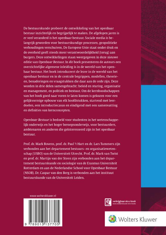 Openbaar Bestuur achterkant