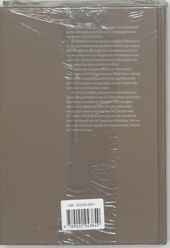 Fraaie Gelaat Van Vlaanderen achterkant