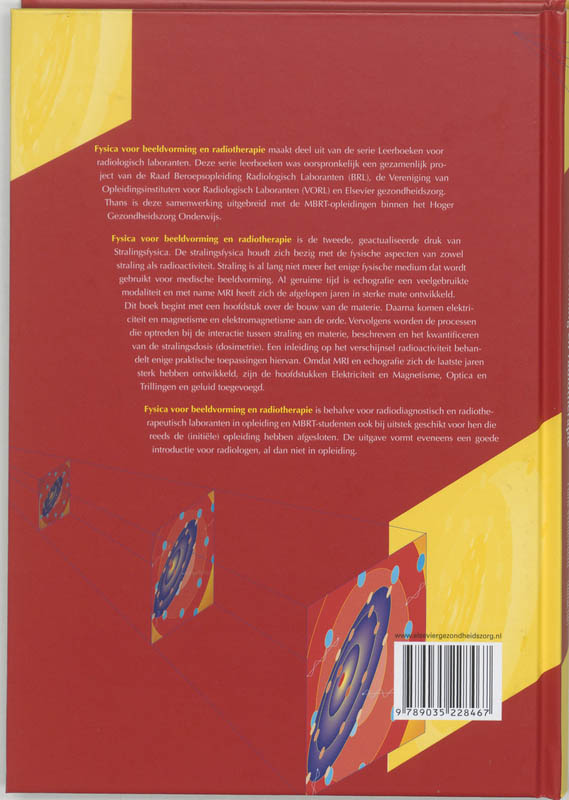 Fysica voor beeldvorming en radiotherapie / Leerboeken voor radiologisch laboranten achterkant
