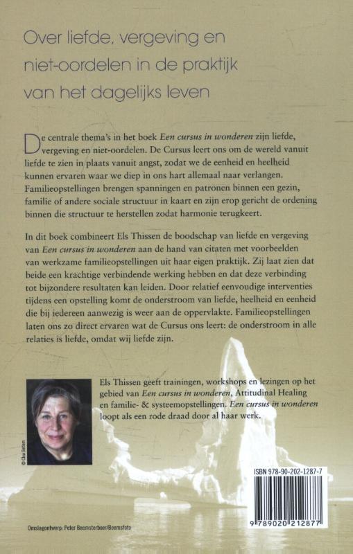 Familieopstellingen en Een cursus in wonderen achterkant