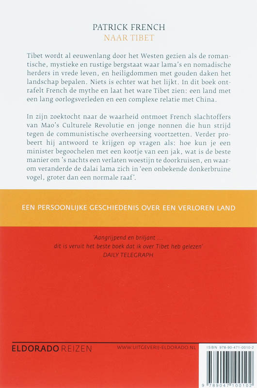 Naar Tibet / Eldorado achterkant