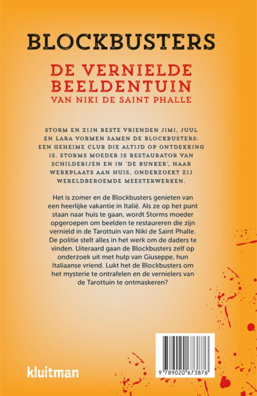 De vernielde beeldentuin van Niki de Saint Phalle / Blockbusters achterkant