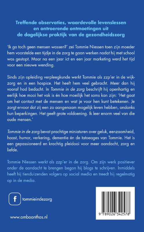 Tommie in de zorg achterkant