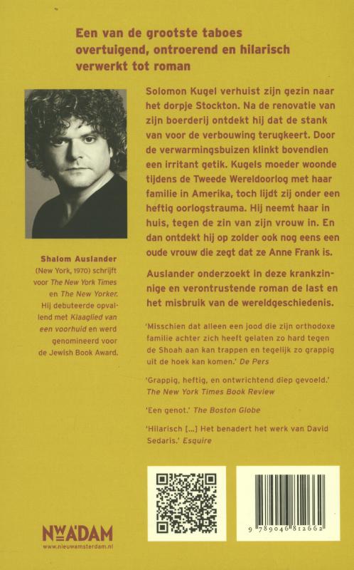 Anne Frank leeft en woont op zolder achterkant