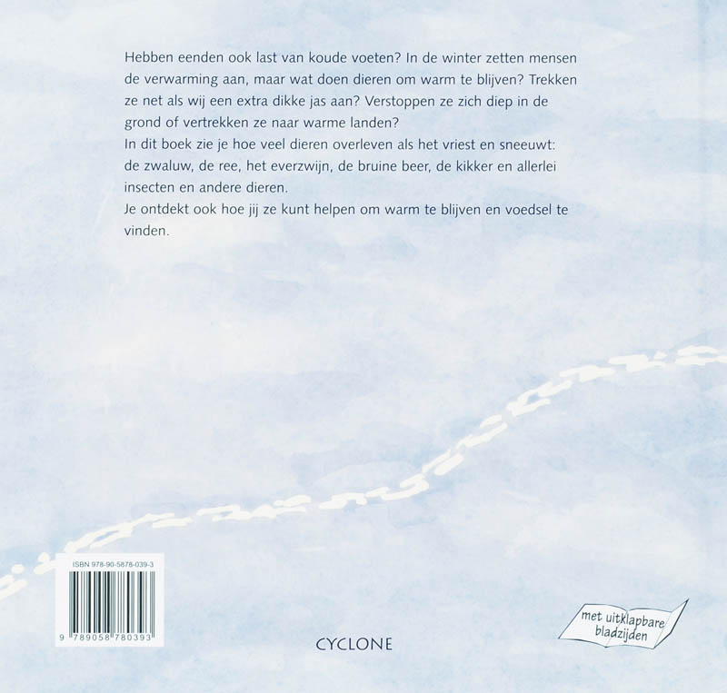 Eekhoorns, Muizen En Andere Dieren In De Winter achterkant