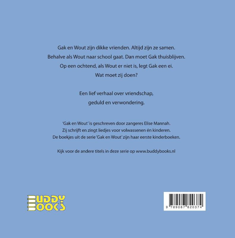 Het ei / Gak en Wout achterkant
