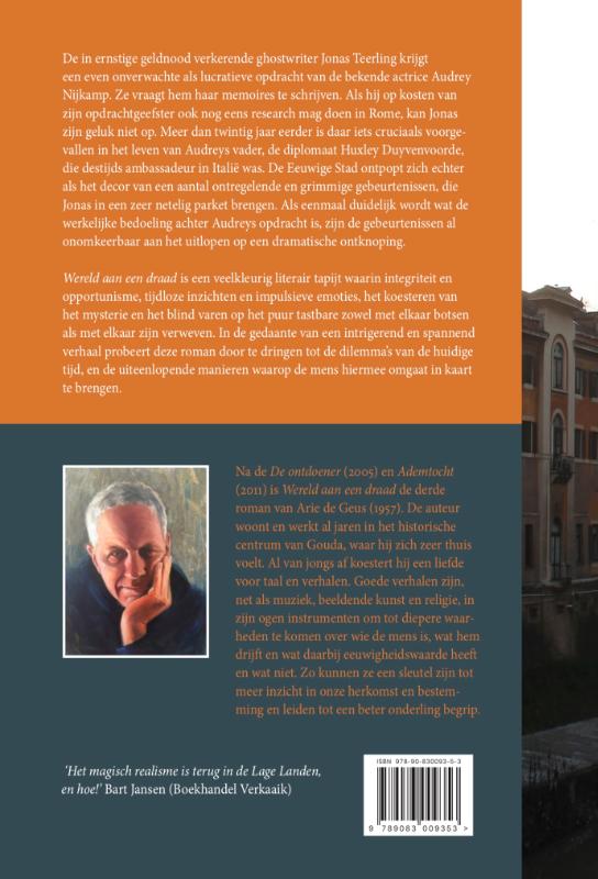 Wereld aan een draad achterkant